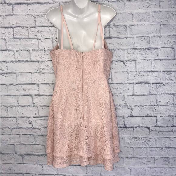 Pink Speechless Apron Dress - Picture 2 of 10